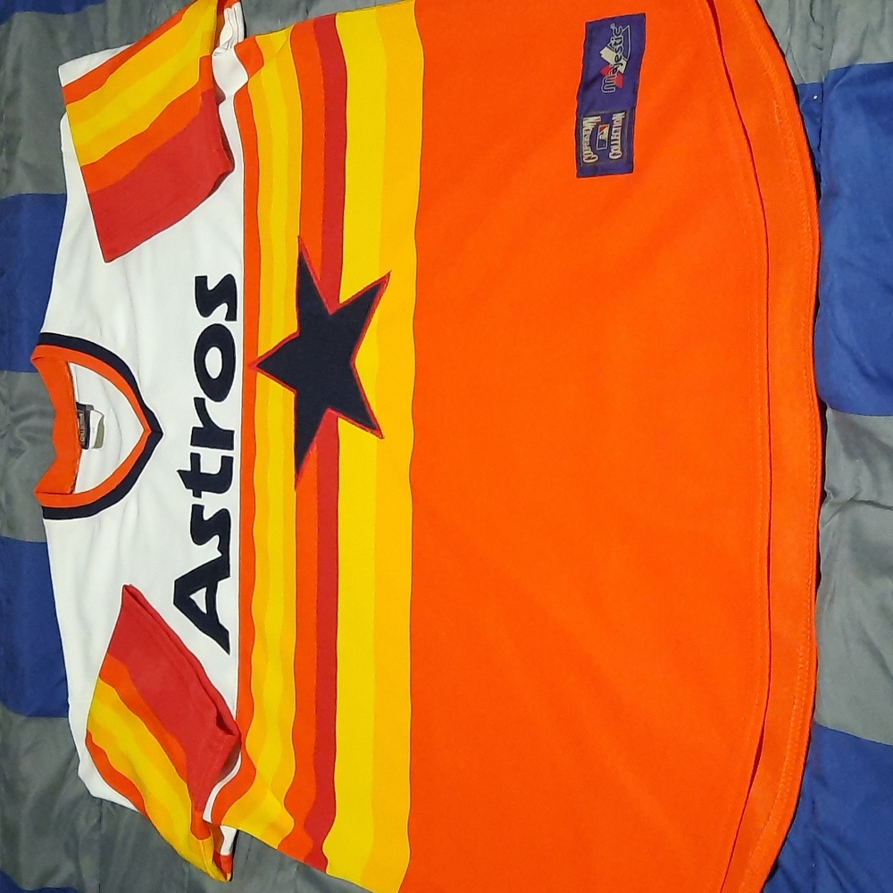 Houston Astros authentic throwback jersey by Majestic. Sz. XXL.